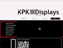 Tablet Screenshot of kpk-displays.com